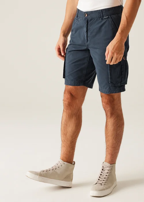 Regatta Navy Shorebay II Multi-Pocket Shorts - 34 W Image 1