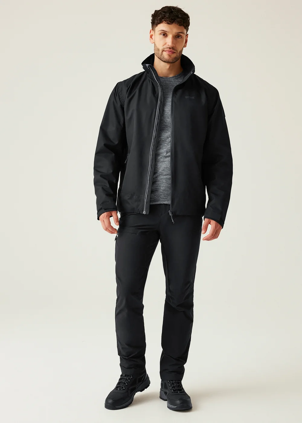Regatta Black Oakhowe Waterproof Breathable Isotex Jacket - S Image 3