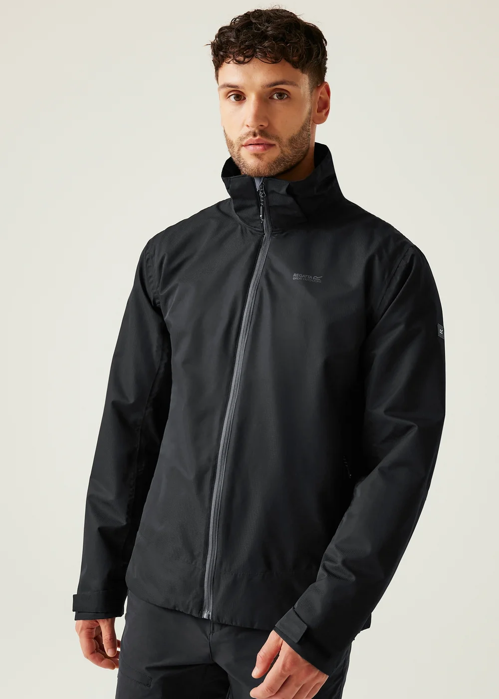 Regatta Black Oakhowe Waterproof Breathable Isotex Jacket - S Image 1