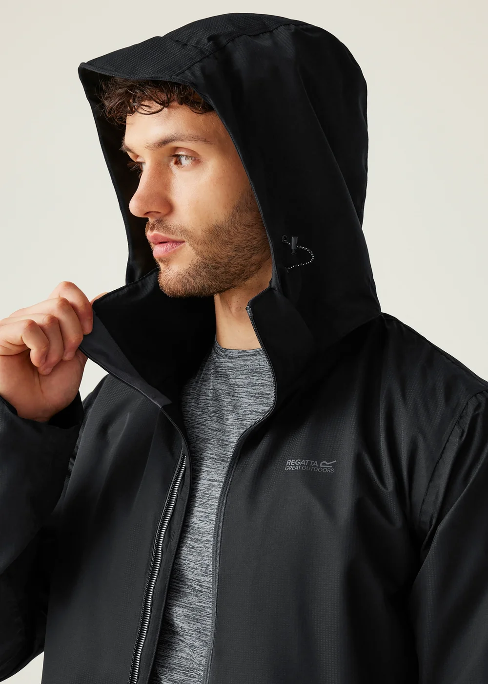 Regatta Black Oakhowe Waterproof Breathable Isotex Jacket - S Image 4