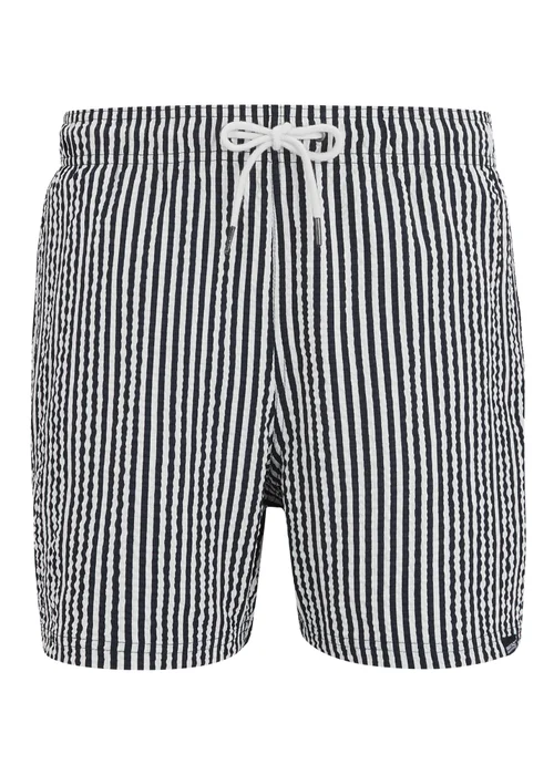 Regatta Navy/White Seersucker Stripe Loras Swim Shorts - 3XL Image 5