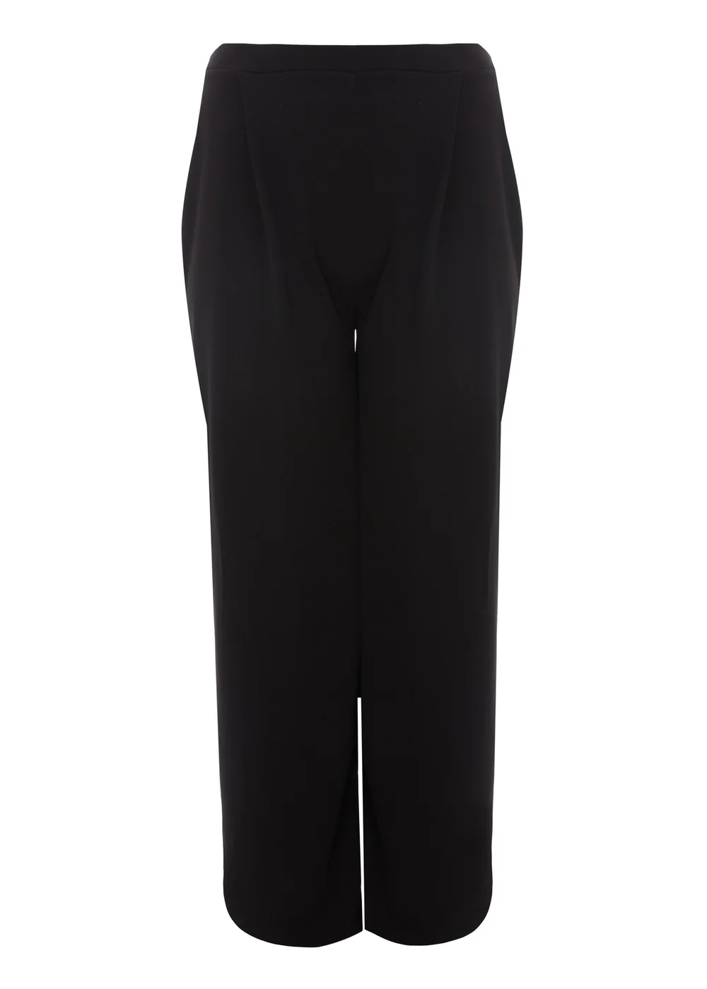 Quiz Black Curve Palazzo Trousers - 16 Image 4