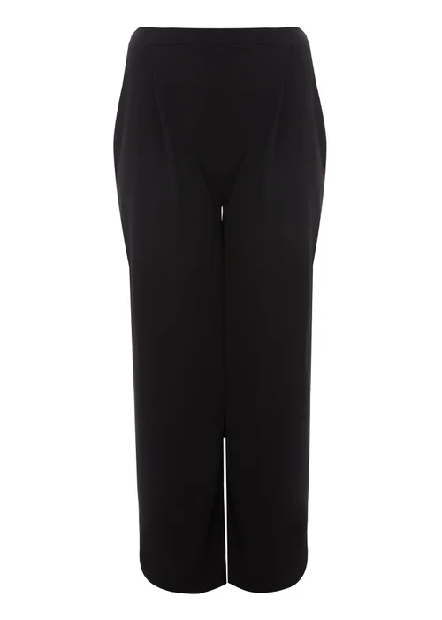 Quiz Black Curve Palazzo Trousers - 16 Image 4