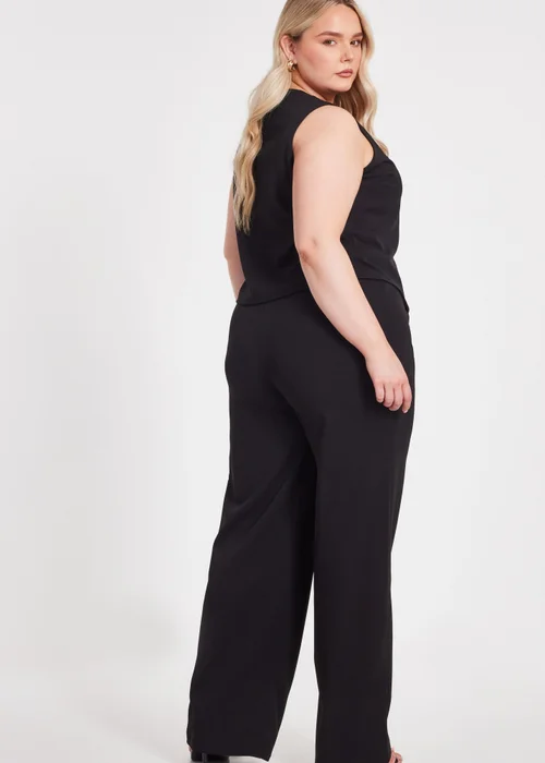 Quiz Black Curve Palazzo Trousers - 16 Image 2