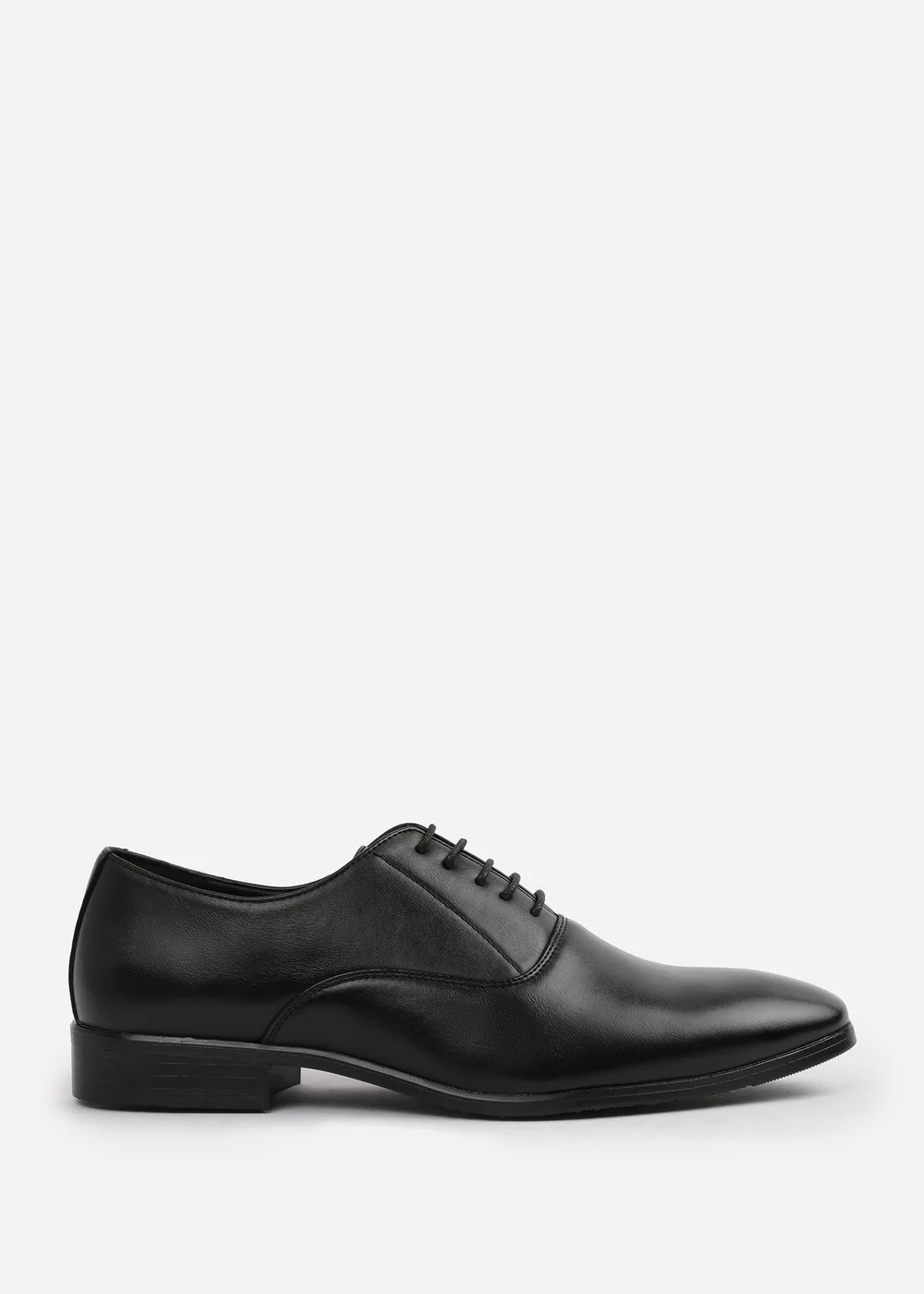 Where's That From Black PU Nick Oxford Lace Up Work Dress Shoes - 11 Image 4