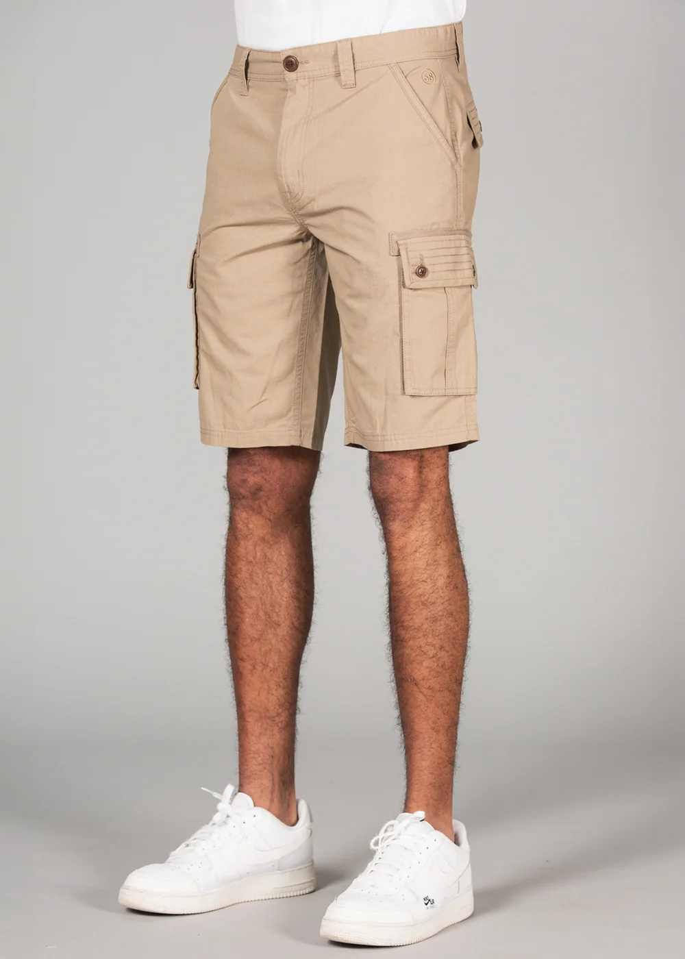 Tokyo Laundry Stone Cotton Cargo Style Short With Pockets - 2XL Image 5