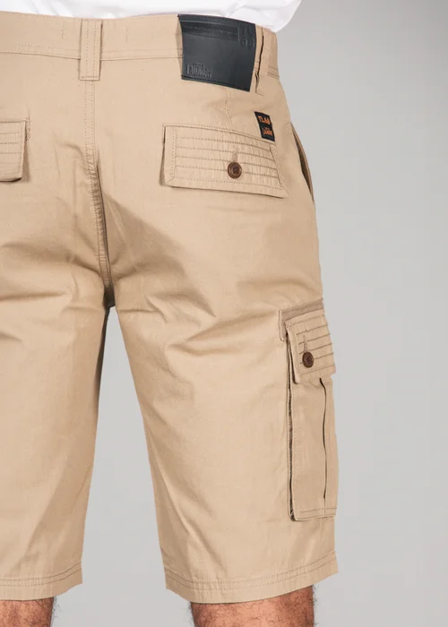 Tokyo Laundry Stone Cotton Cargo Style Short With Pockets - 2XL Image 3