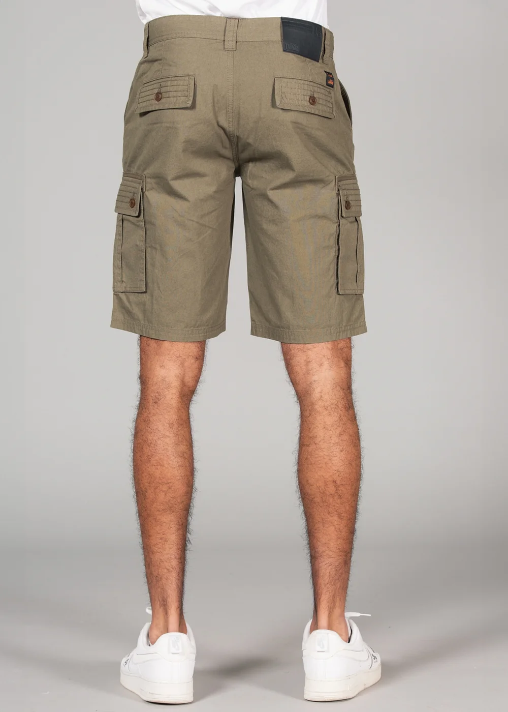 Tokyo Laundry Olive Cotton Cargo Style Short With Pockets - XL Image 2