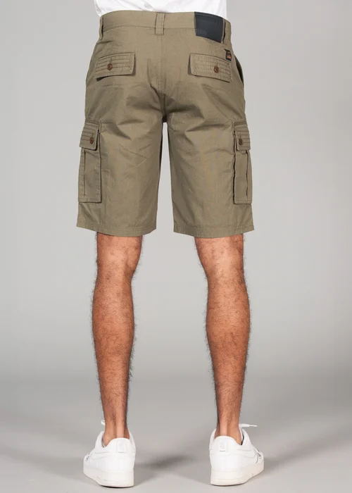 Tokyo Laundry Olive Cotton Cargo Style Short With Pockets - XL Image 2
