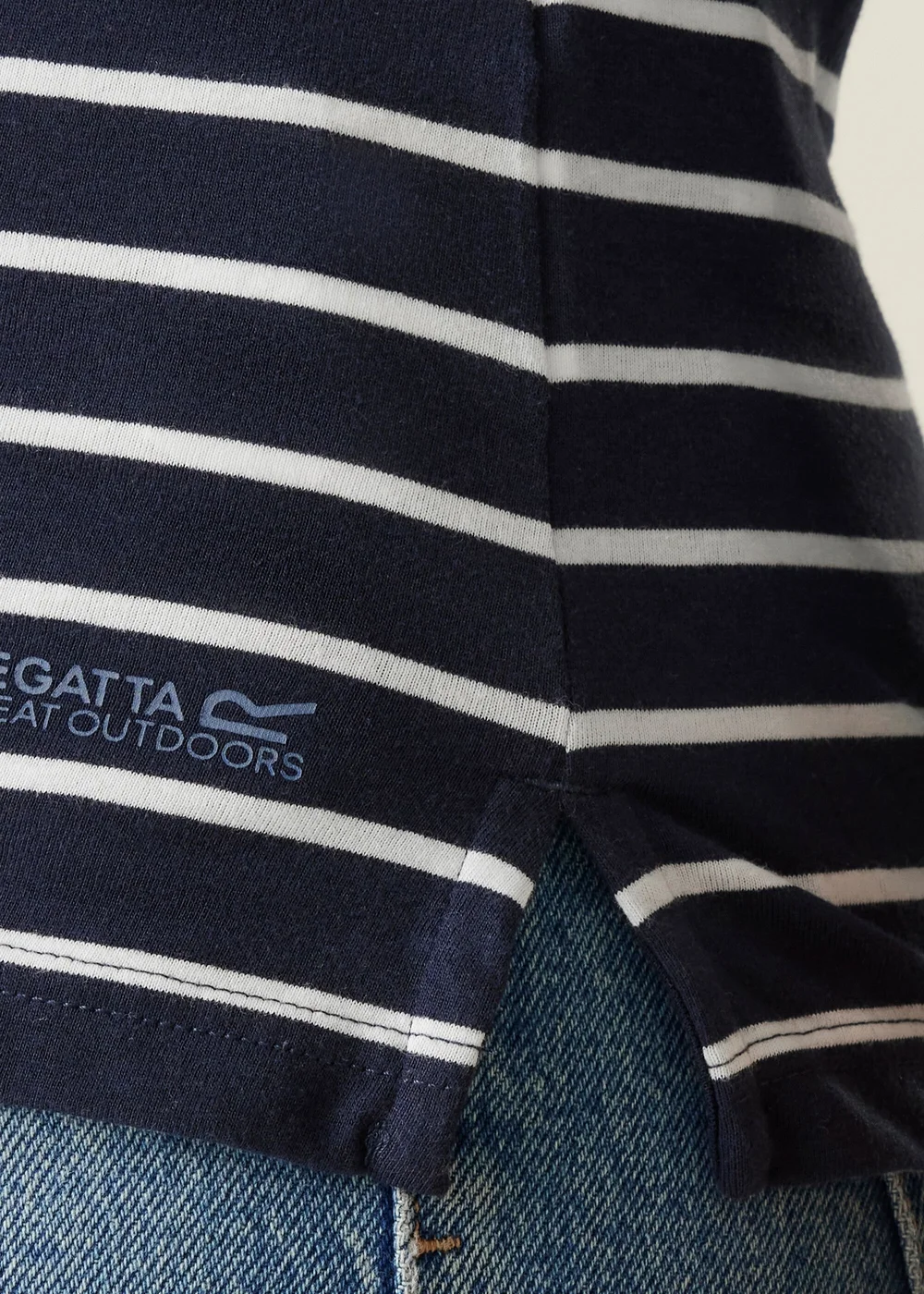 Regatta Navy Stripe Bayletta II Tee - 8 Image 4