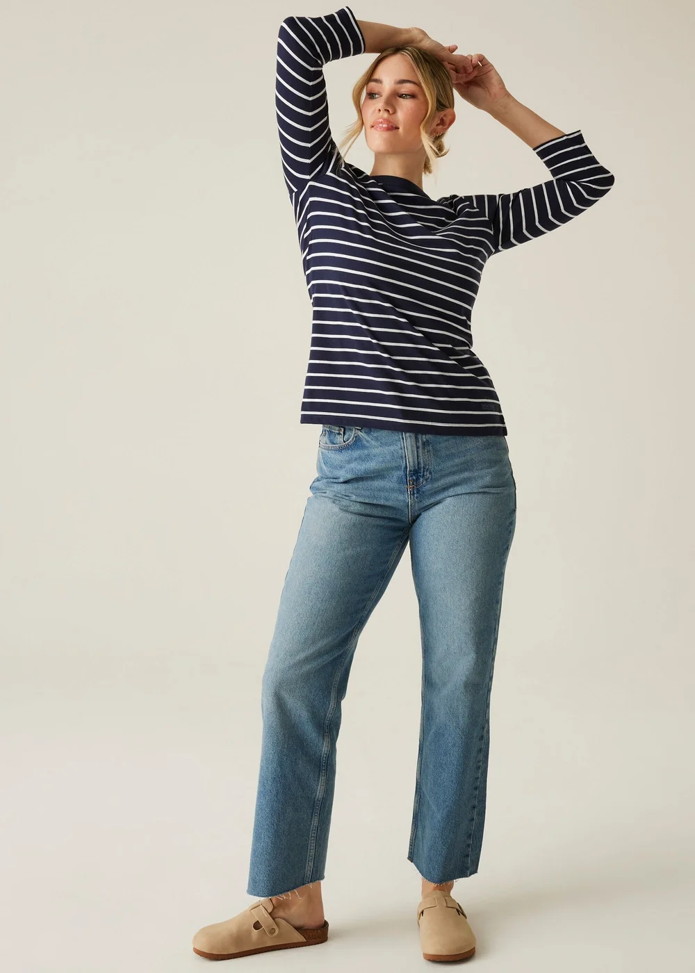 Regatta Navy Stripe Bayletta II Tee - 8 Image 3