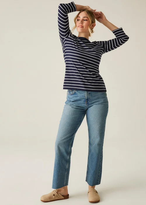 Regatta Navy Stripe Bayletta II Tee - 8 Image 3
