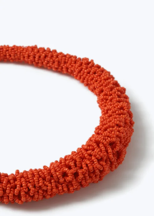 Muse Red Sea Bead Necklace - One Size Image 2