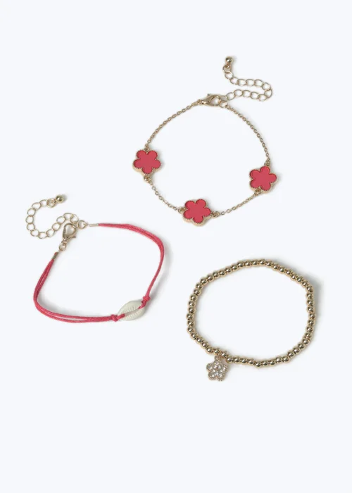 Muse Pink Seashell Wristwear Multipack - One Size Image 1