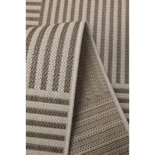 Homemaker Natural Multistripe Design Runner Rug - 67 x 200 Image 4