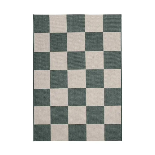 Homemaker Green Chequer Rug - 120 x 170 Image 5
