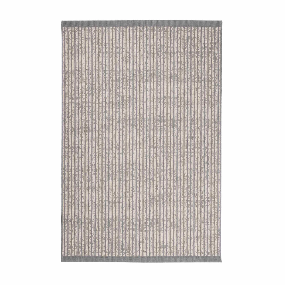 Homemaker Grey Hatch Design Rug - 67 x 200 Image 5