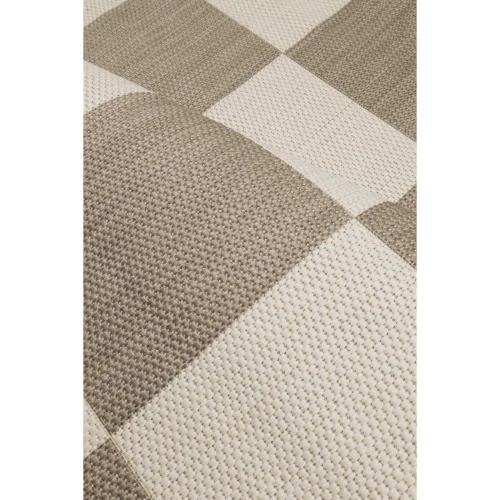 Homemaker Natural Chequer Runner Rug - 120 x 170 Image 3