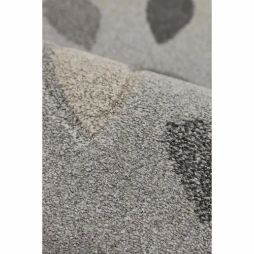 Homemaker Grey Leaf Design Rug - 120 x 170 Image 2