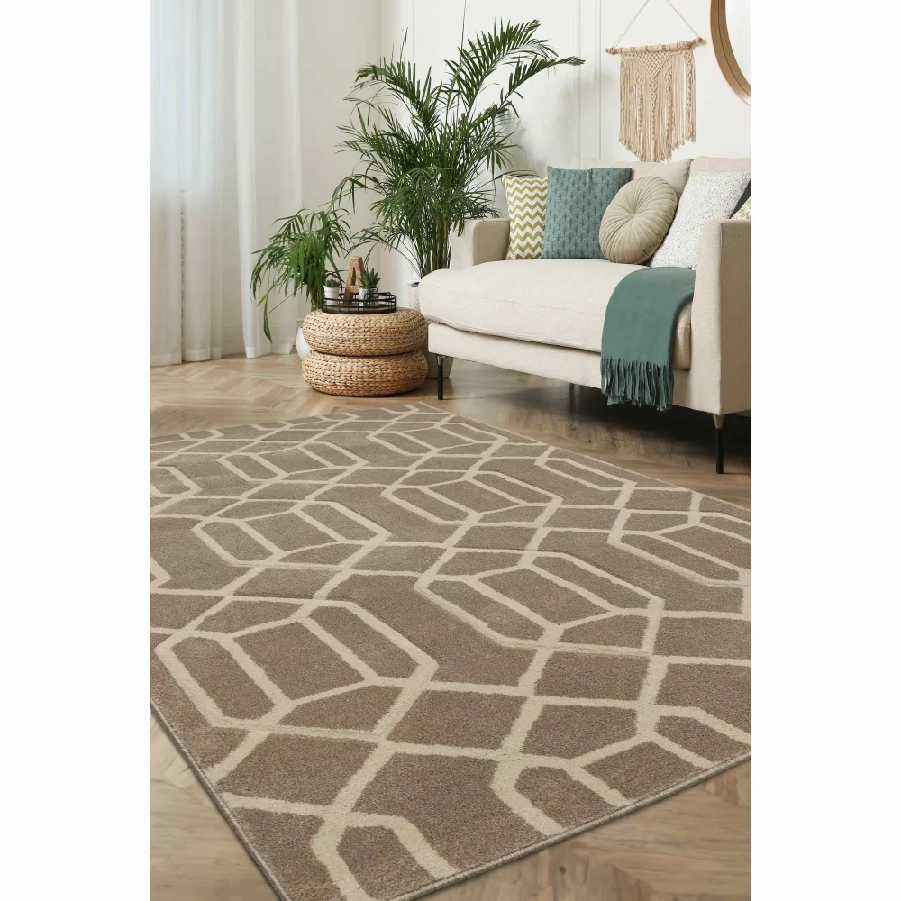Homemaker Lattice Natural Rug - 60 X 200 Image 1