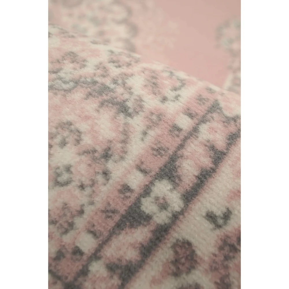 Homemaker Pink Traditional Rug - 80 x 150 Image 2