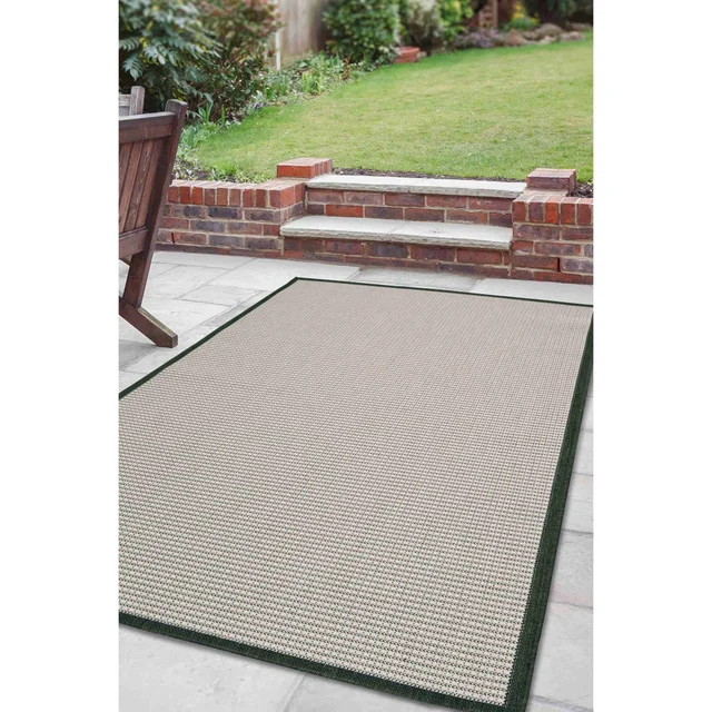Homemaker Green Border Rug