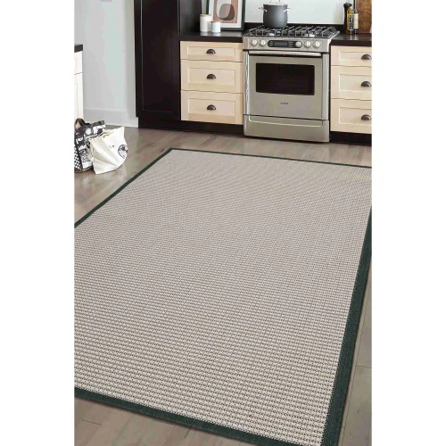 Homemaker Green Border Rug - 120 x 170 Image 1