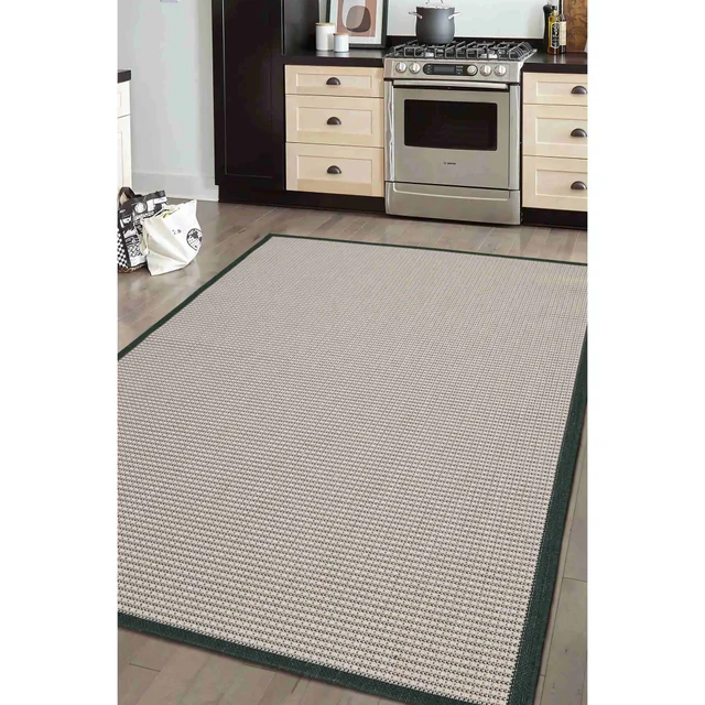 Homemaker Green Border Rug