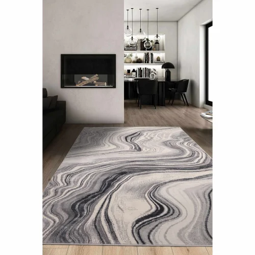 Homemaker Grey Watercolour Rug - 120 x 170 Image 1