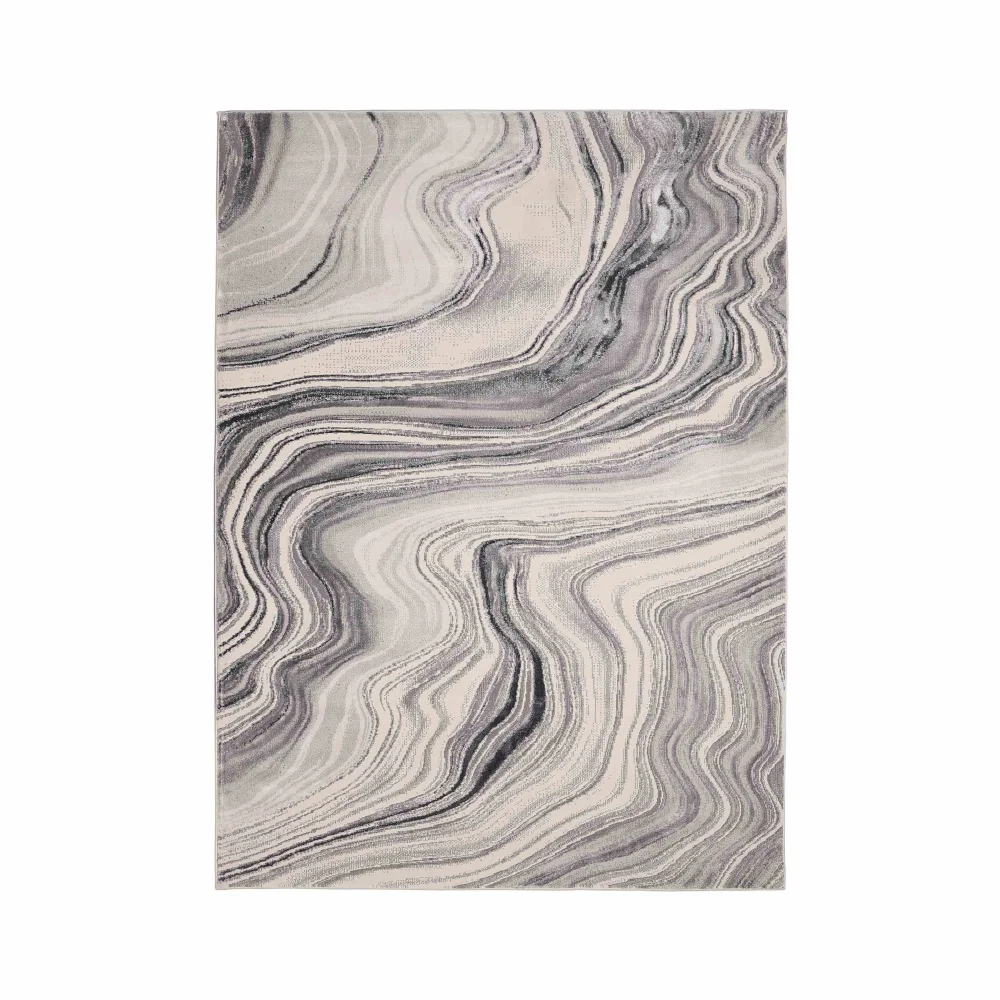 Homemaker Grey Watercolour Rug - 120 x 170 Image 5