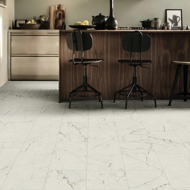 Homemaker Portoro Cream Precut Vinyl Floor 3 x 2m