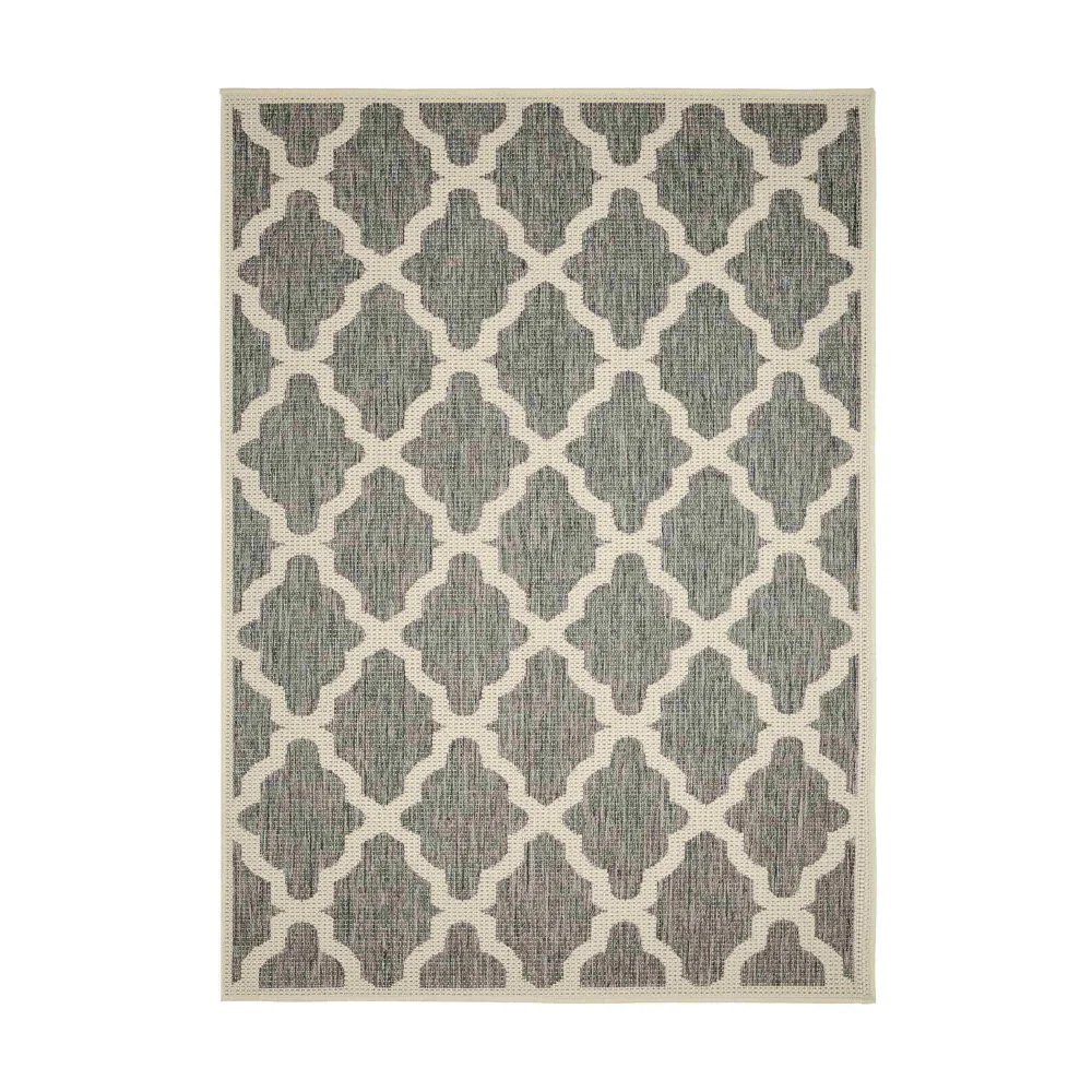 Homemaker Steel Trellis Gel Flatweave Runner Rug - 60 X 180 Image 5