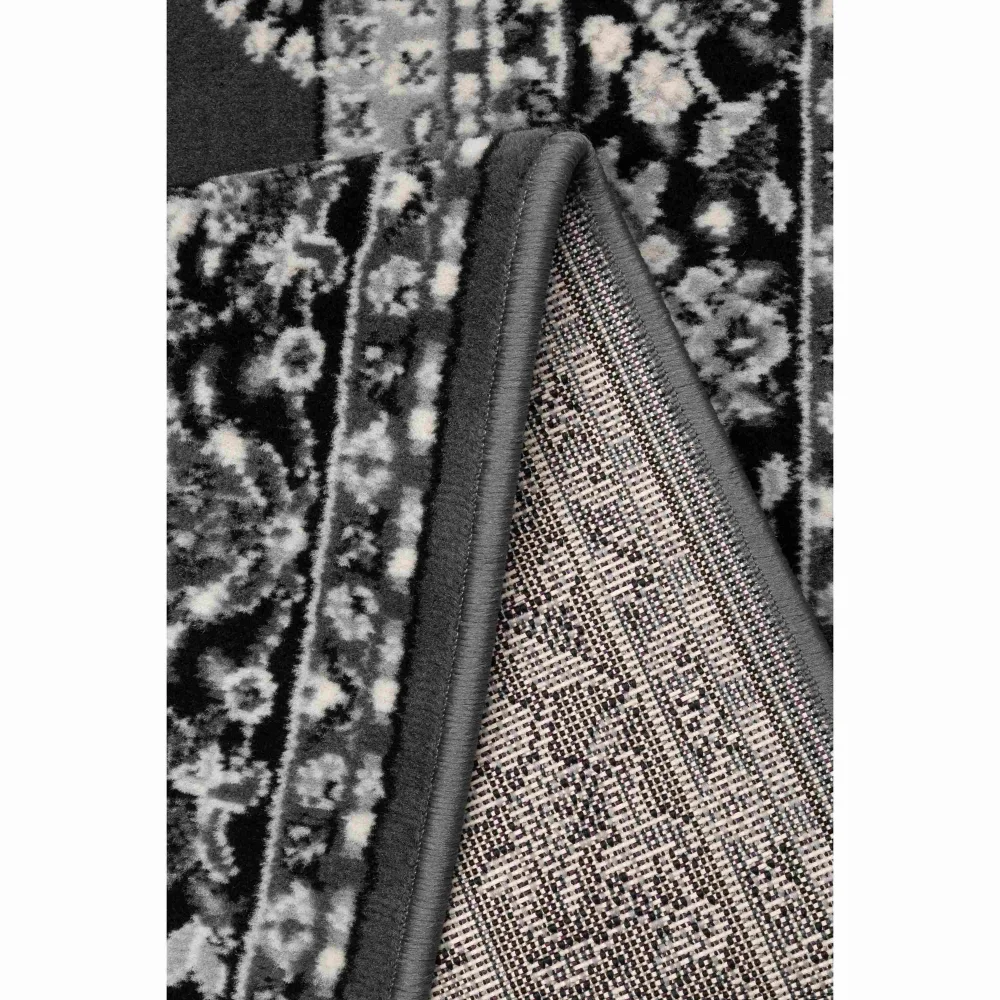 Homemaker Grey Traditional Runner Rug - 67 x 200 Image 3