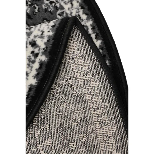 Homemaker Traditional Black Round Rug - 67 x 300cm Image 3