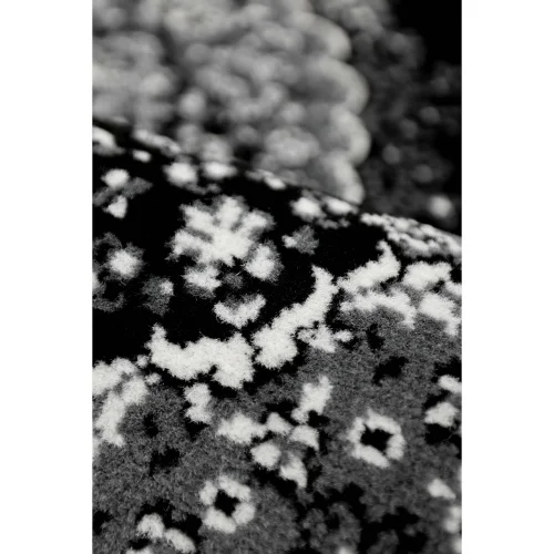 Homemaker Traditional Black Round Rug - 67 x 300cm Image 2