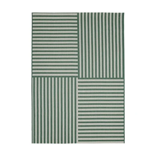 Homemaker Green Multistripe Design Rug - 67 x 200 Image 6