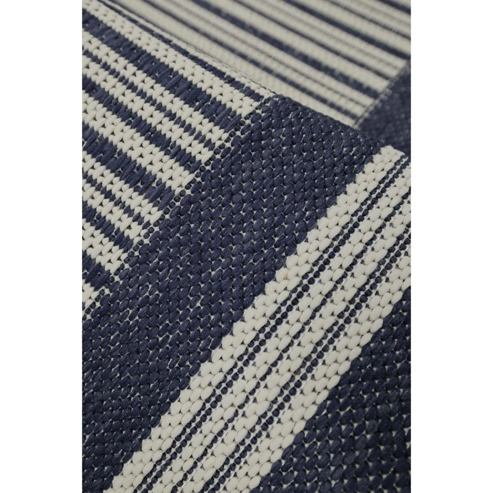 Homemaker Gel Backed Navy Border Rug - 160 X 230 Image 3