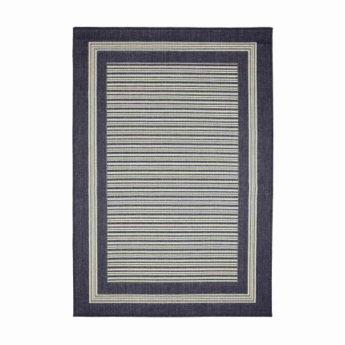 Homemaker Gel Backed Navy Border Rug - 160 X 230 Image 5