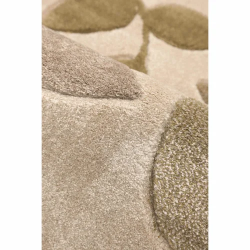 Homemaker Green Leaf Design Rug - 80 x 150 Image 2