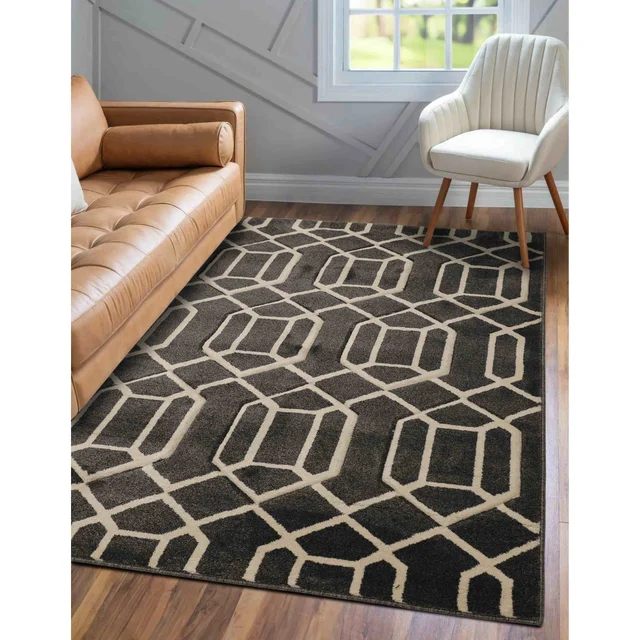 Homemaker Lattice Grey Rug