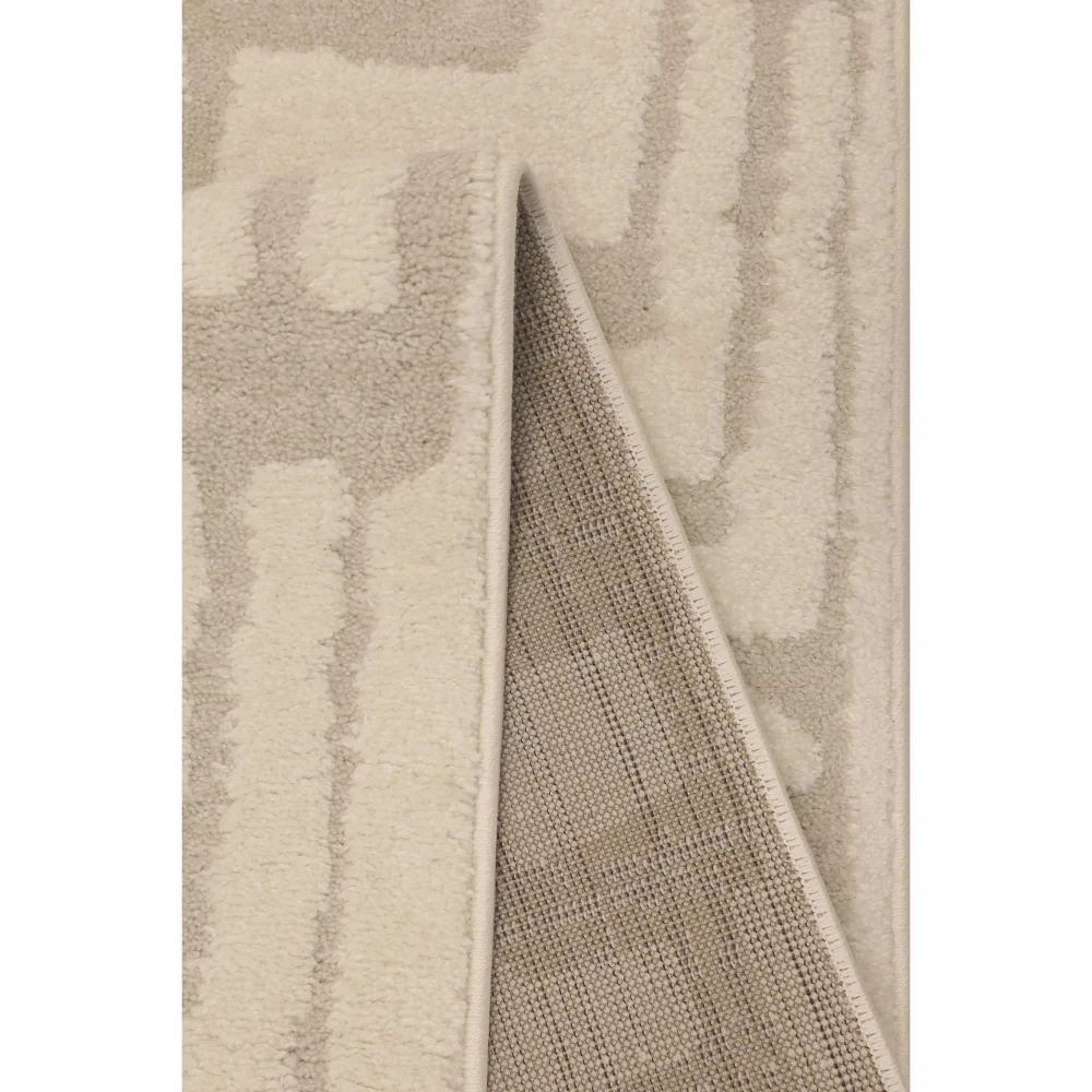 Homemaker Pave Cream Rug - 80 x 200cm Image 3