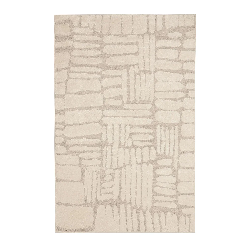 Homemaker Pave Cream Rug - 80 x 200cm Image 4