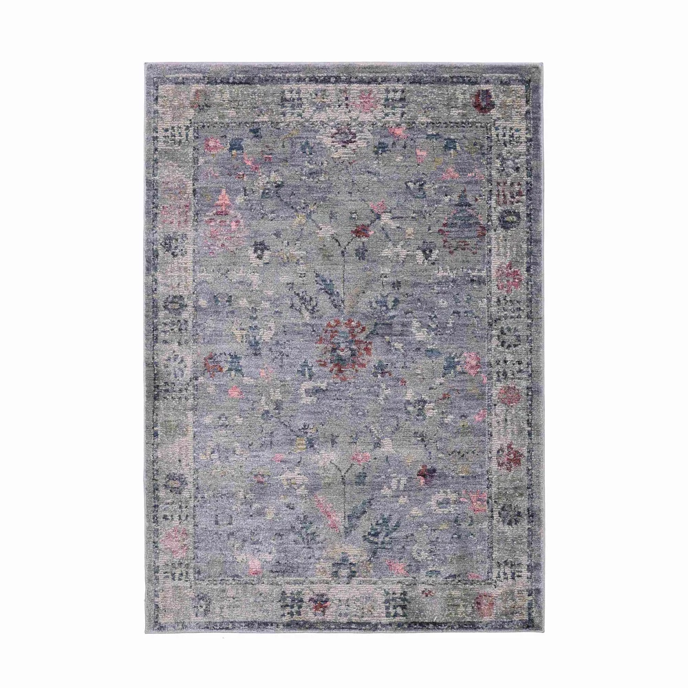 Homemaker Grey Orner Traditional Rug - 68 x 235cm Image 4