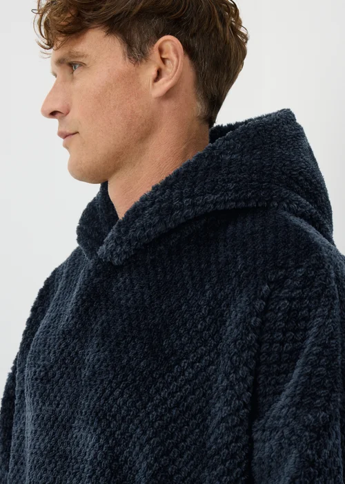 Navy Popcorn Fleece Snuggle Hoodie - Extra small Image 2