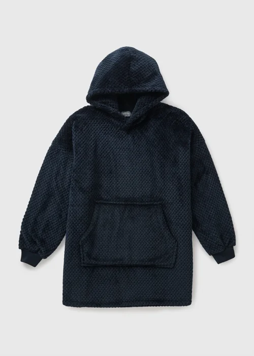 Navy Popcorn Fleece Snuggle Hoodie - Extra small Image 3