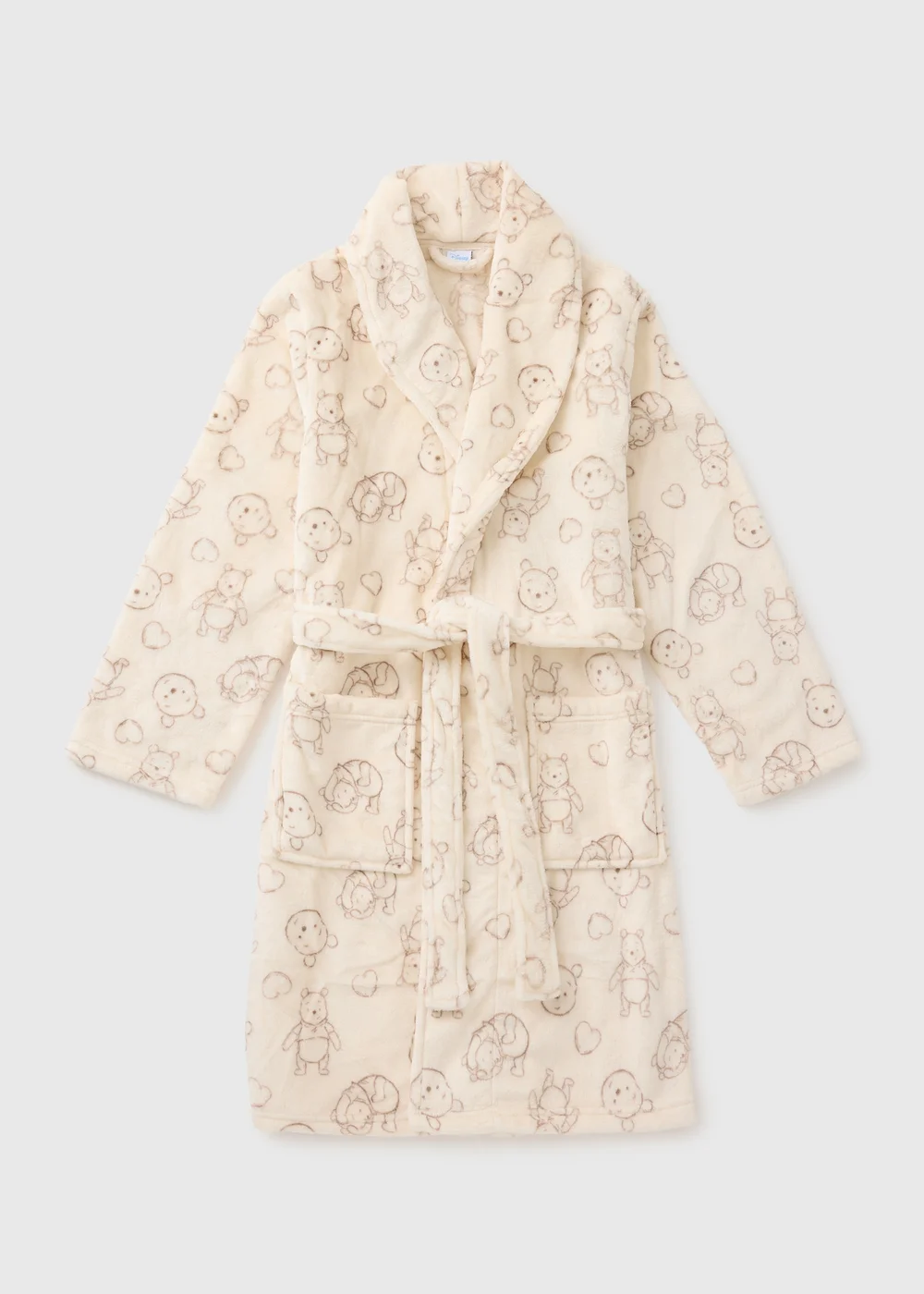 Winnie The Pooh Cream Dressing Gown - Extra small | Matalan Winnie The Pooh Cream Dressing Gown - Extra small | Matalan