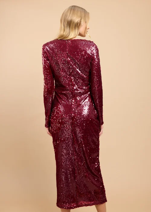 Little Mistress Red Sequin Midaxi Dress by Vicky Pattison - 8 Image 3