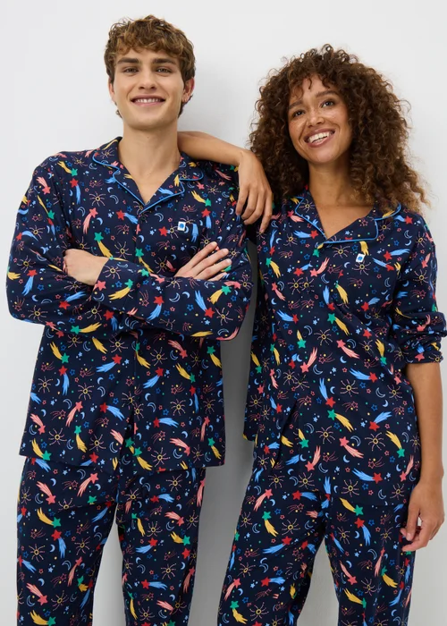Alder Hey Adult Unisex Navy Traditional Pyjama Set - Extra small Image 1