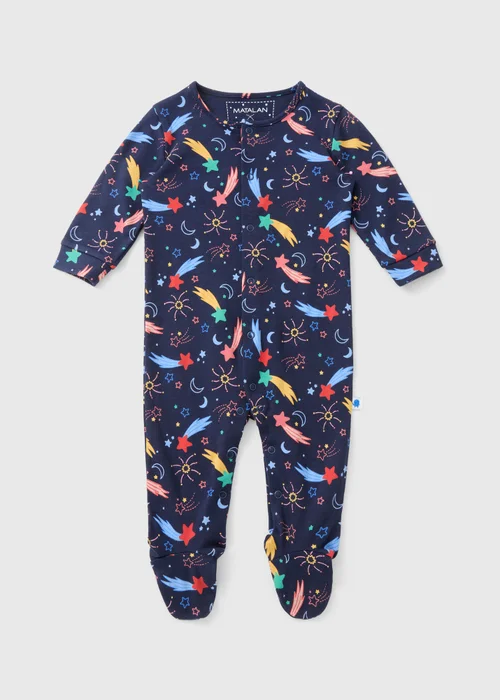 Alder Hey Baby Navy Sleepsuit (Newborn-23mths) - Age 0 - 3 Months Image 2