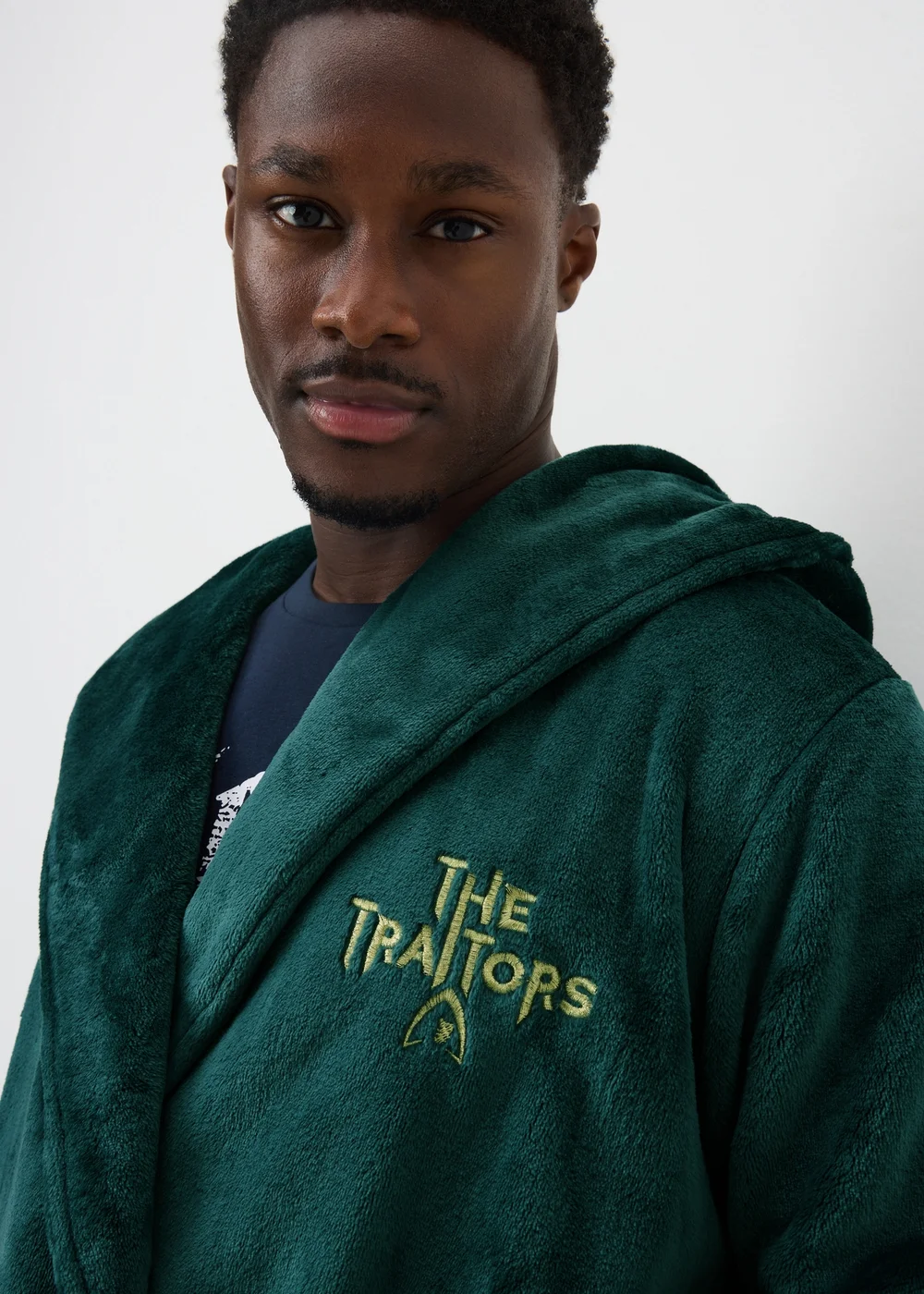 Green Traitors Dressing Gown - Extra small | Matalan Green Traitors Dressing Gown - Extra small | Matalan